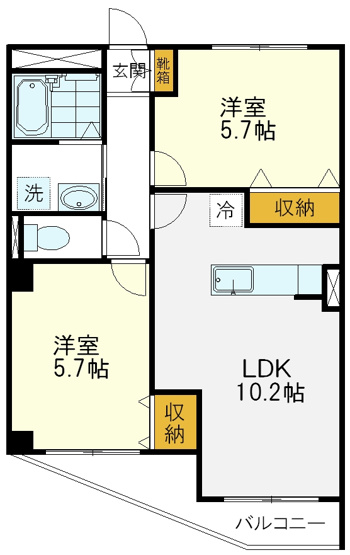 【間取り】 | アビリアなごみ