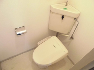 【トイレ】 | コーポ羽衣　シャルダンC | ゆったりとした空間のトイレです