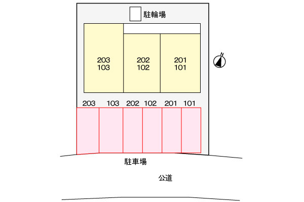 シャンポール・ドエルⅡの区画図