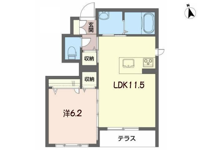 ブルージュの間取り
