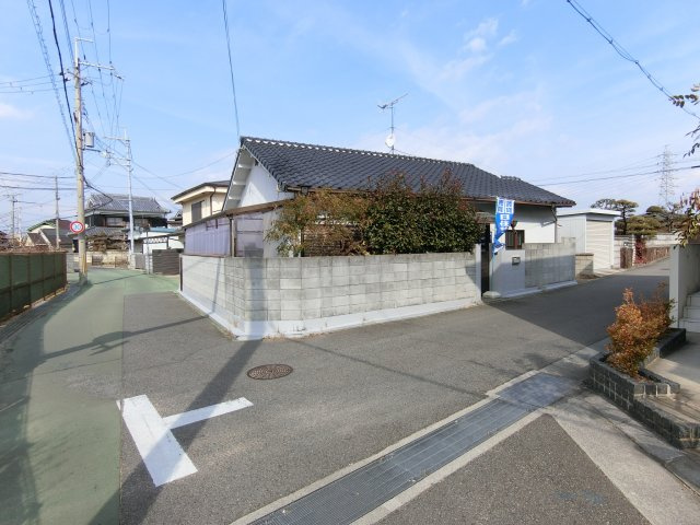 神戸市西区玉津町出合中古戸建の外観|南西の角家