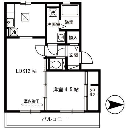 【間取り】 | レフィナードカルチェ　Ａ棟