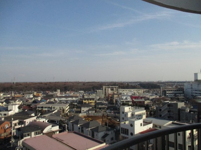 京成サンコーポ八千代台　八千代市八千代台東１丁目　中古マンションの展望|高層階につき眺望・陽当り良好です