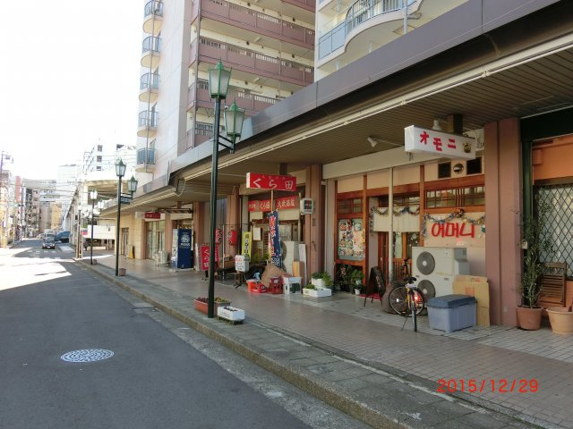 京成サンコーポ八千代台　八千代市八千代台東１丁目　中古マンションの外観|マンション１階部分には商店が入っています