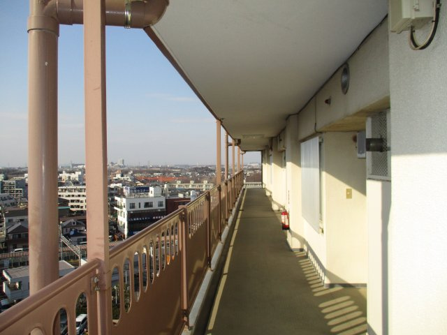 京成サンコーポ八千代台　八千代市八千代台東１丁目　中古マンションのその他共用部分|共用廊下です