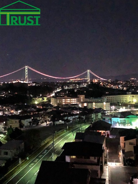 東急ドエル・アルス明石朝霧台の展望|素晴らしい夜景です、毎日がロマンティック(^^♪