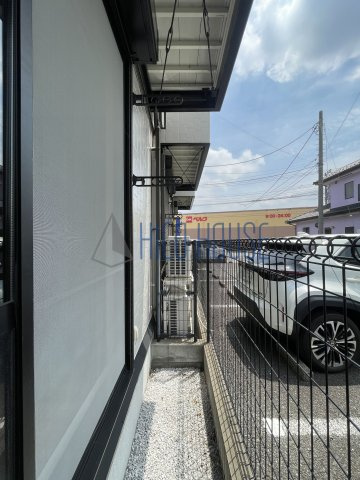 毛呂山ヒルズのバルコニー