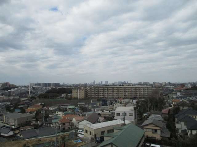 ダイアパレス稲毛緑園都市Ｂ工区　稲毛区園生町　中古マンション　リフォーム済の展望|高層階につき眺望良好です