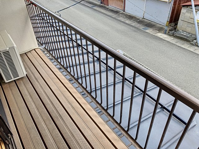 コーポ長橋のバルコニー