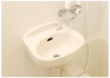 メゾン・ハピネスの浴室