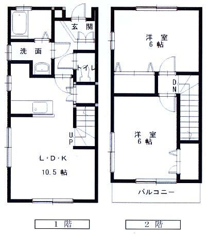 アーバンシャレー弐番館の間取り