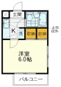 【間取り】 | 106号室間取り