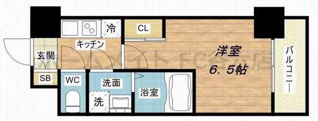 【間取り】 | S-RESIDENCE阿波座WEST