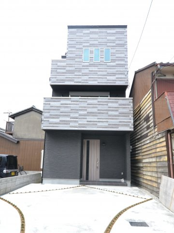 クロワールタウン寿町　守口市　新築の外観|当社施工例
