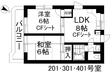 【間取り】 | コンパスローズ昇町