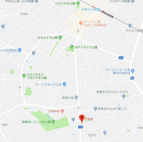 シモダタウンの地図