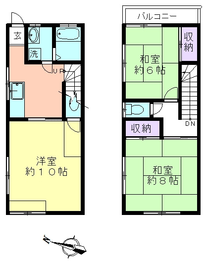 シモダタウンの間取り