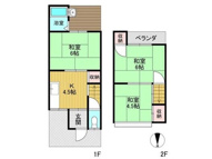 山科区小山中ノ川町　中古戸建（賃貸オーナーチェンジ）の画像