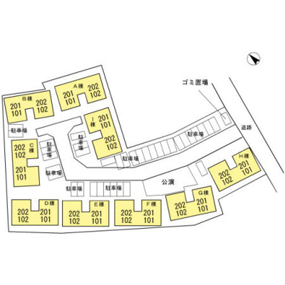 【区画図】 | ディアス池田 B棟