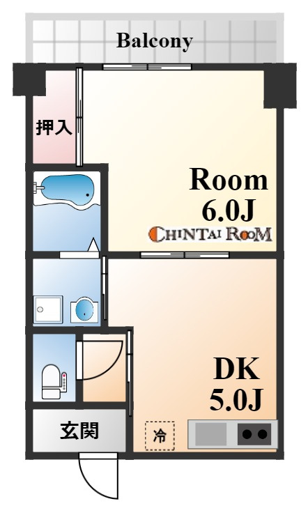 サザン神戸品川の間取り