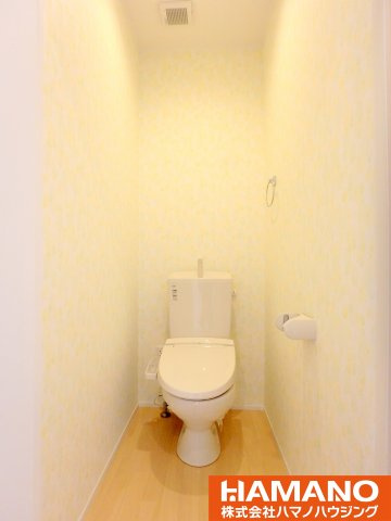 サンライフミヤタのトイレ|ゆったりとした空間のトイレです