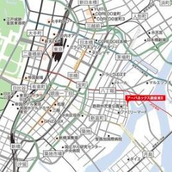 【地図】 | アーバネックス銀座東Ⅱ