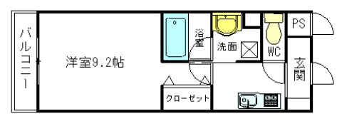 【間取り】 | Ｇ・クレセント | ★反転★