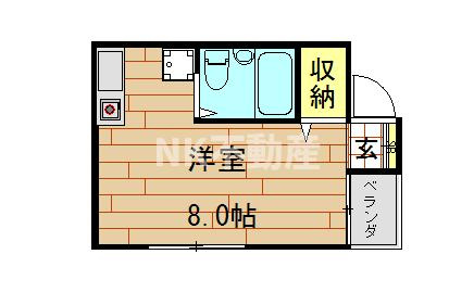 【間取り】 | メゾン朝日小阪　（河内小阪） | 間取りです
