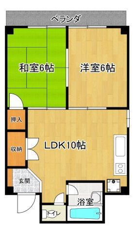 ダイシンコーポの間取り