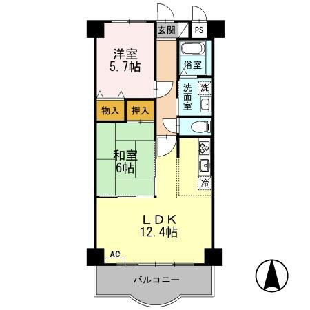 アンビシャスの間取り