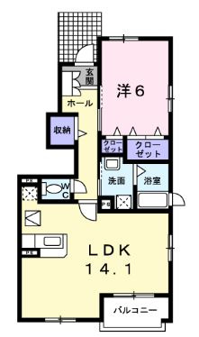 グランシエルの間取り