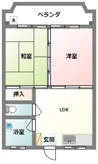 【間取り】 | コーポ８０１ | コーポ８０１★浦添市沢岻エリア