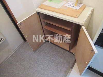 【玄関】 | あかねハイツ（河内小阪賃貸） | シューズボックスです