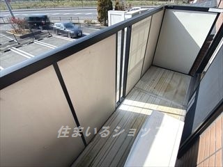 リヴィエールひのかわ　Ａのバルコニー