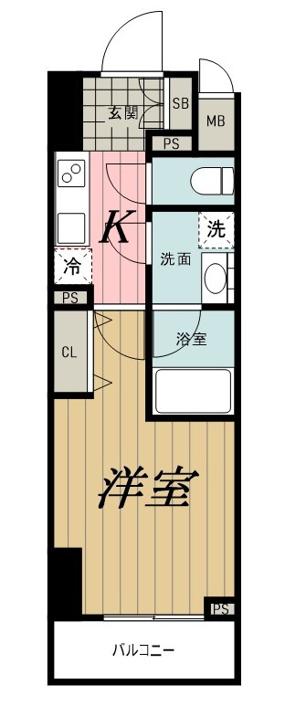 ロイジェントパークス千葉中央の間取り