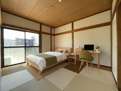 【寝室】 | ガーデンハイム | ※家具は付いておりません※オシャレなモダン畳の和室です♪