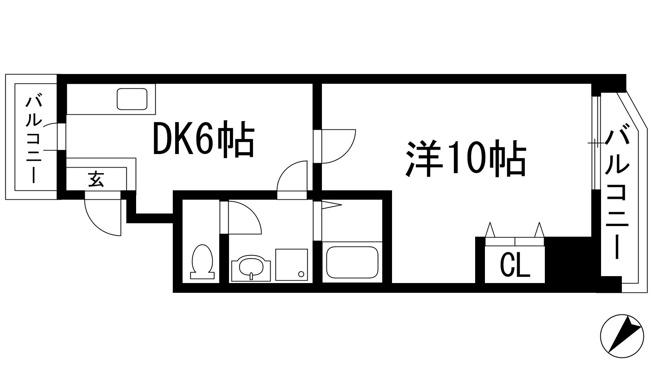 【間取り】 | 第二中村マンション