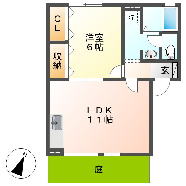 エスポワールの間取り