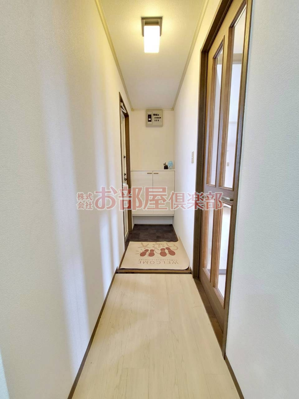 セジュール壱番館Aの玄関