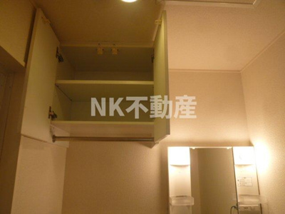 【収納】 | ウィステリア（八戸ノ里賃貸） | 脱衣所の収納です