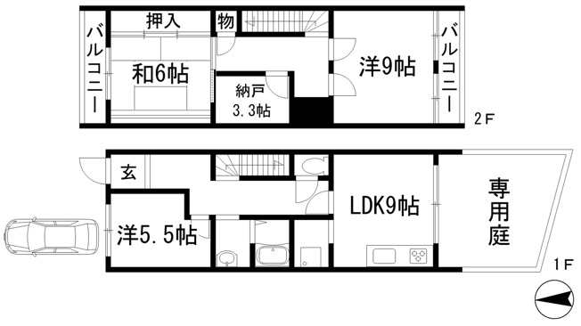 【間取り】 | 仁川サニーコート