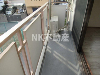 【バルコニー】 | F FLAT元町（エフ フラットモトマチ）（河内永和賃貸） | バルコニーです