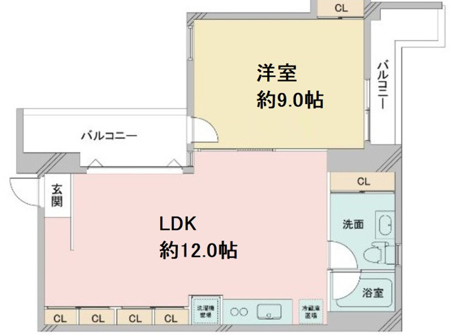 【間取り】 | アーバンフラッツ湊町