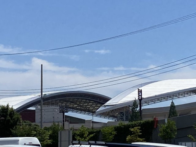 【展望】 | さいたま市緑区美園 太陽光発電付 52坪 全4棟 1号棟 | 物件の通りより、埼玉スタジアムが望めます