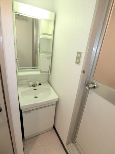 サンライズ荒木駅前の洗面所|スペースが確保できる洗面所です