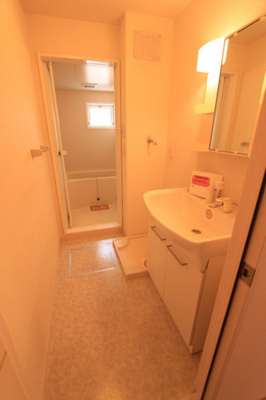 【洗面所】 | パセオ真美Ｄ棟 | 脱衣スペースもあります