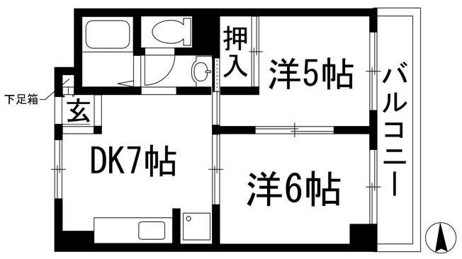 【間取り】 | 高木マンション