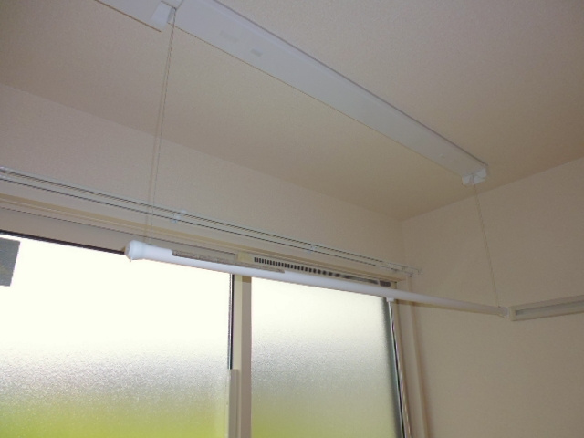 シャロームの設備|室内物干し