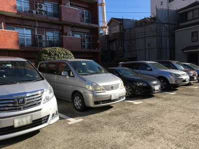 【駐車場】 | 武蔵新城ヒミコセラン | 平置き駐車場