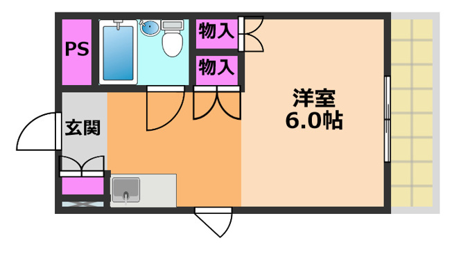 【間取り】 | パークサイドマンション